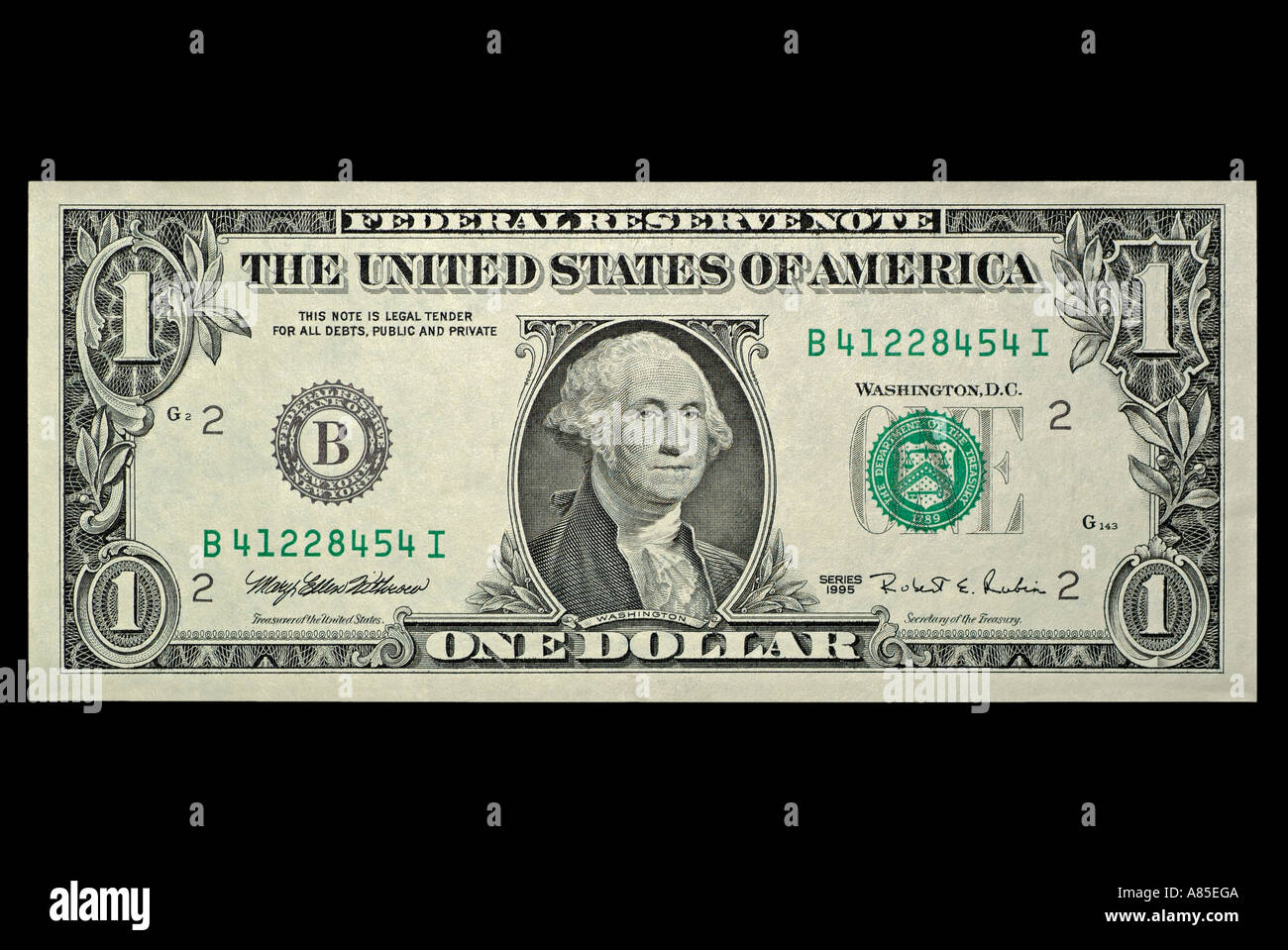 Billet d’un dollar Banque D'Images