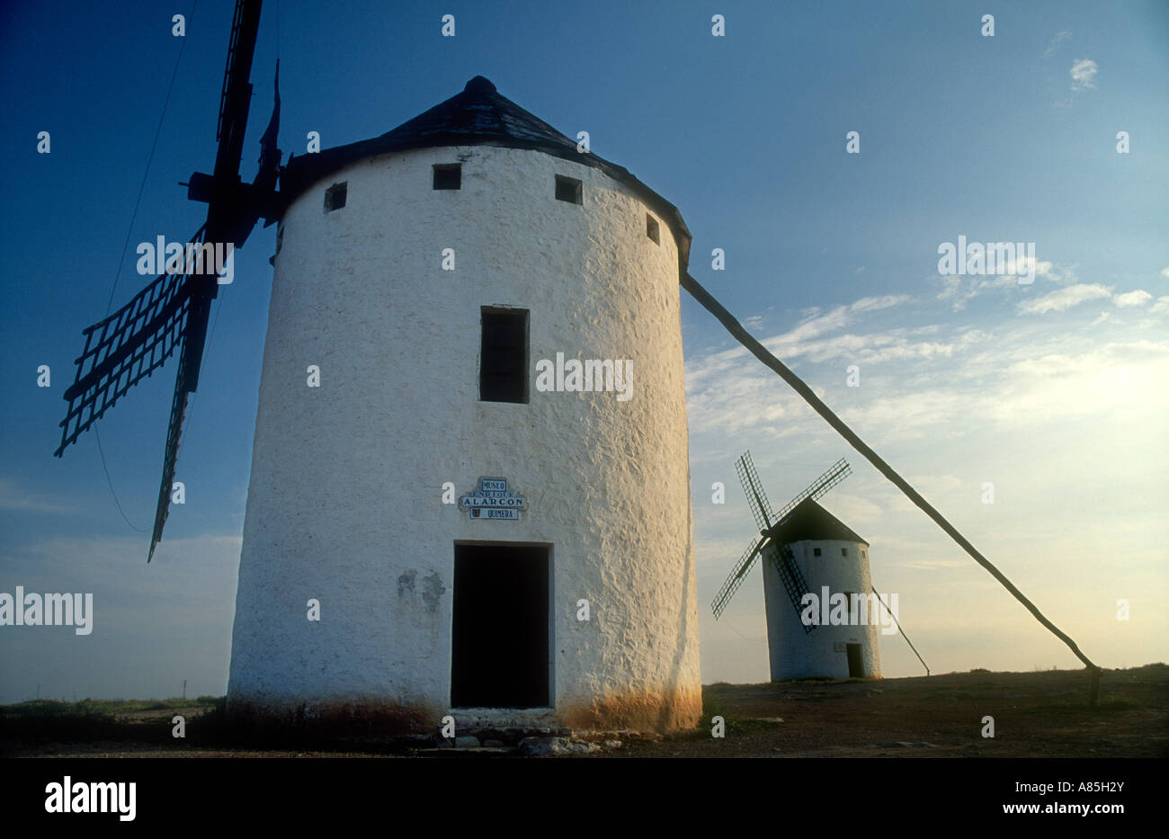 Les MOULINS À VENT CAMPO DE CRIPTANA CIUDAD REAL PROVINCE ESPAGNE Banque D'Images