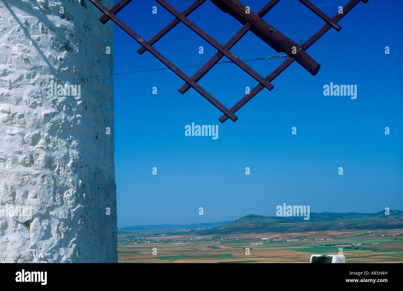 Moulin CAMPO DE CRIPTANA CIUDAD REAL PROVINCE ESPAGNE Banque D'Images