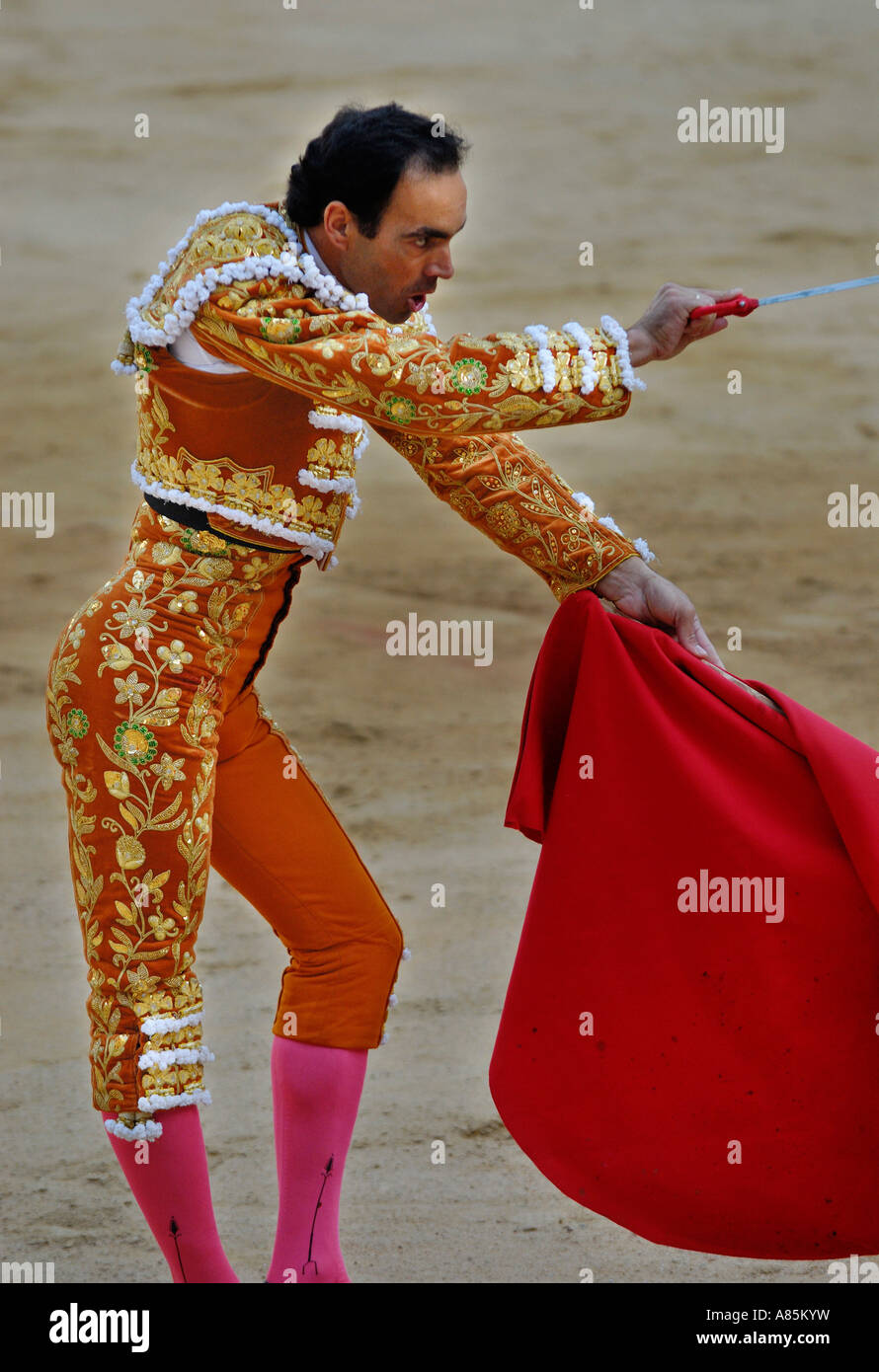 Torero espagnol barcelone catalogne espagne Banque D'Images