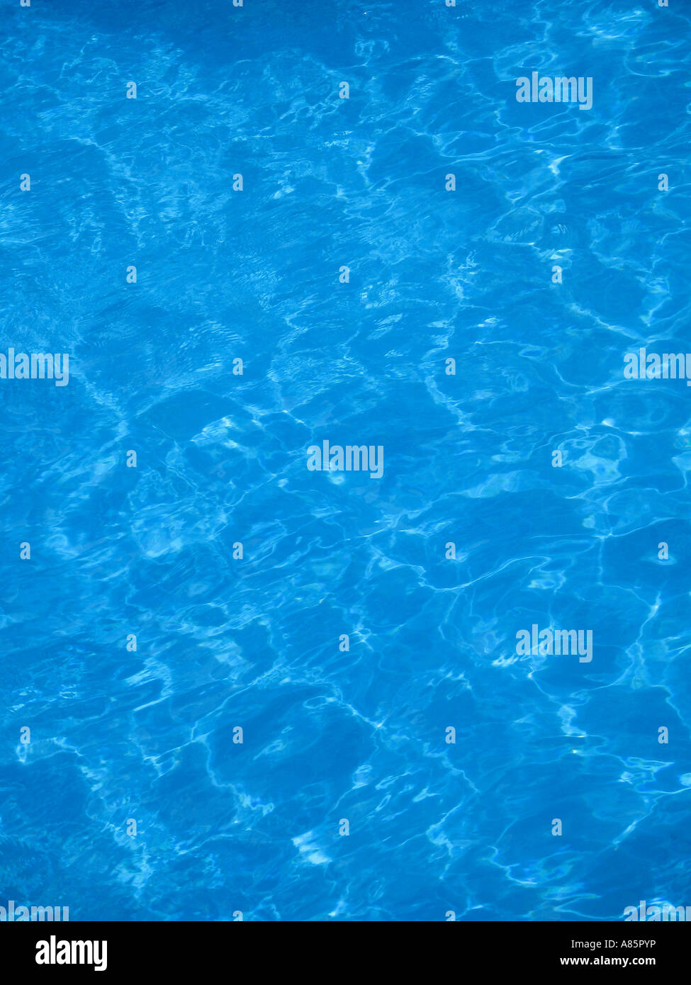 Fond de l'eau piscine bleu Banque D'Images