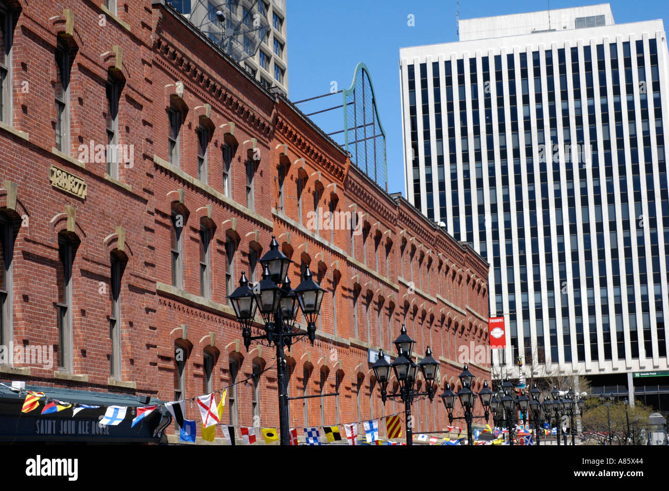 Market Square Saint John New Brunswick Canada Banque D'Images