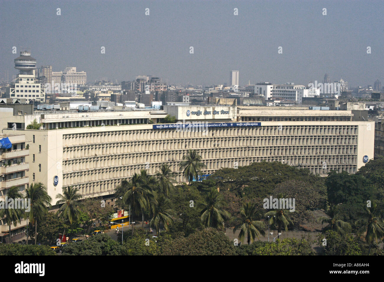 La Société d'assurance-vie de l'Inde, bâtiment LIC, Bombay aujourd'hui Mumbai Maharashtra Inde Banque D'Images