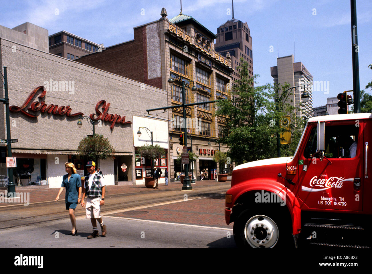 Coca Cola United States USA TENNESSEE Memphis Downtown Banque D'Images