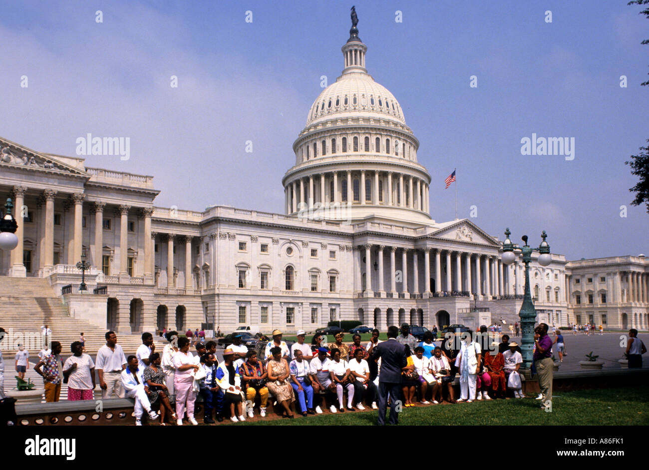 United States Washington DC D C USA Capitol Hill Banque D'Images