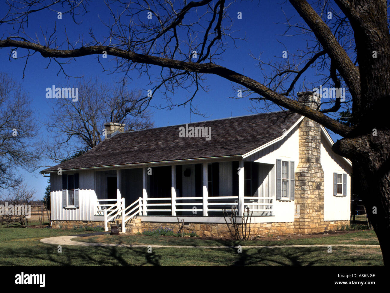 United States Texas Hill Country USA Le Lyndon Baines Johnson B Birthplace National Historic Park Banque D'Images