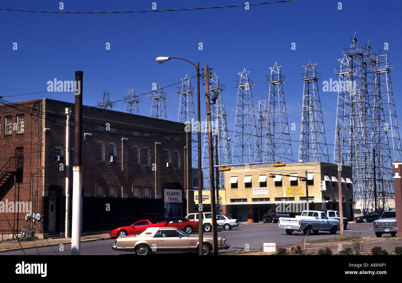 United States of America Texas USA Kilgore Oil Banque D'Images