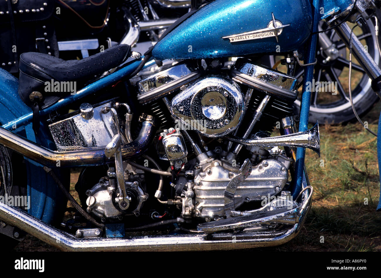 Moto moto Harley Davidson moto Banque D'Images