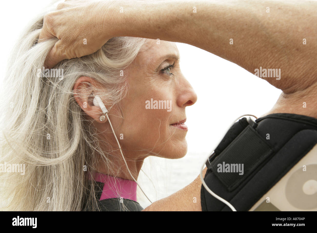 Portrait of a young woman. Banque D'Images