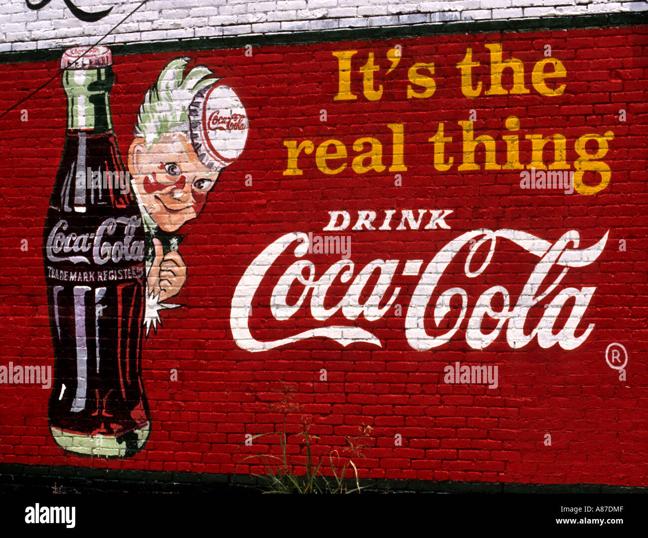 Coca Cola c'est la chose réelle Banque D'Images