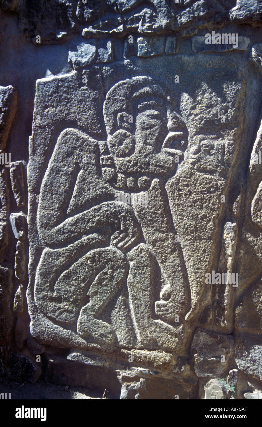 Pierre danseur à Palenque Banque D'Images