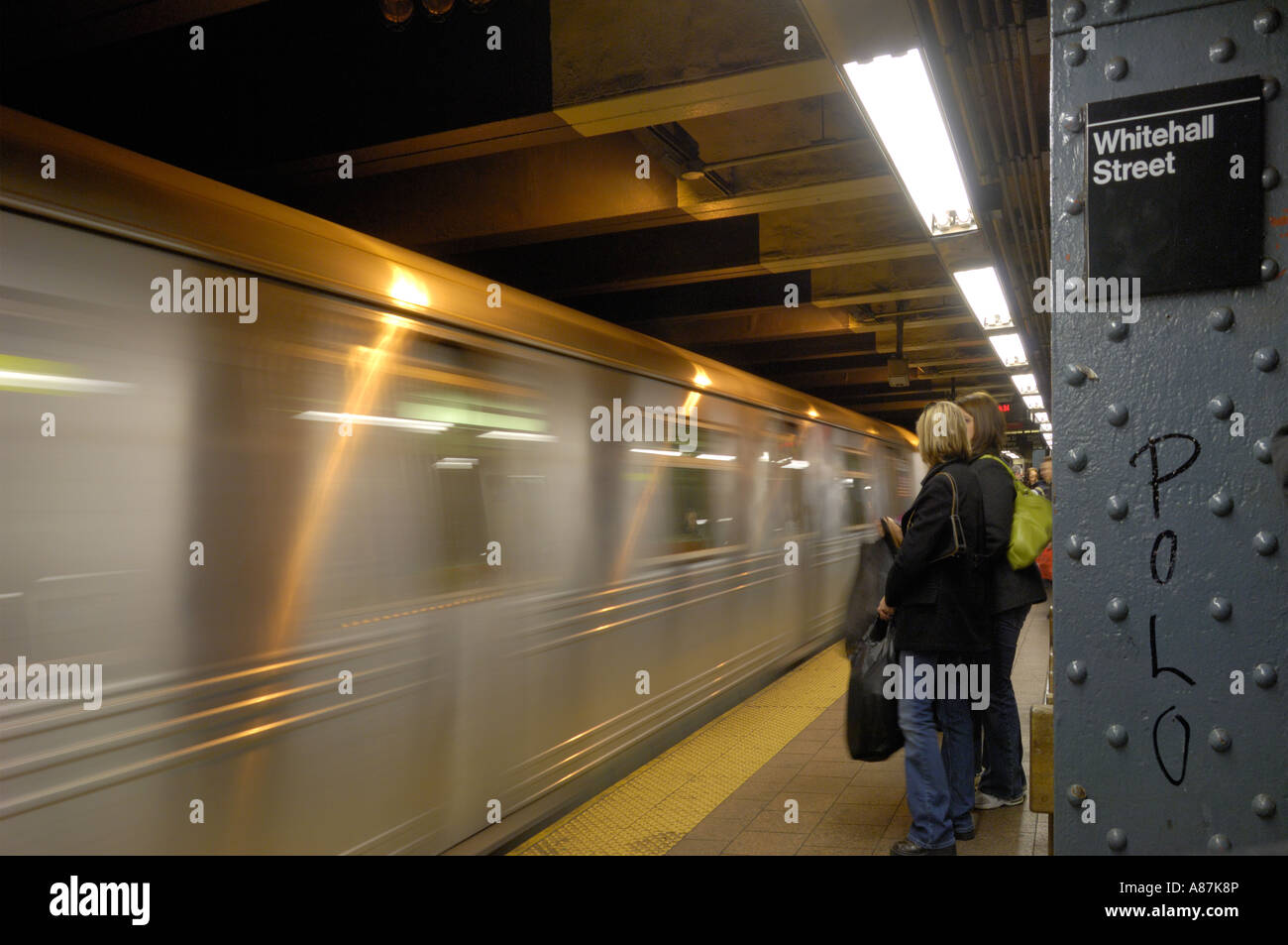 La station de métro New York USA Banque D'Images