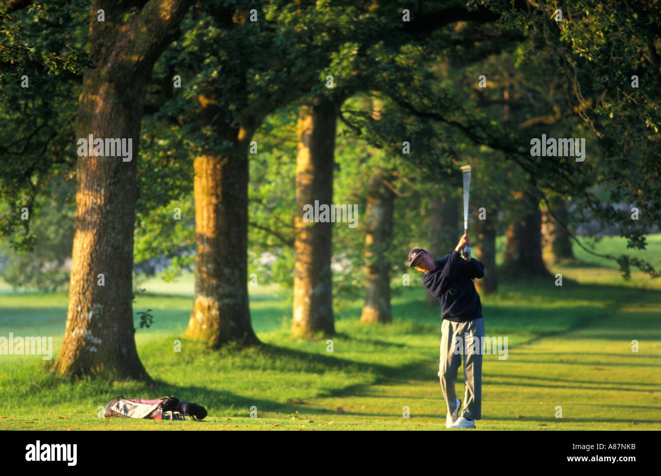 Moreton golf Hempstead Devon England UK Banque D'Images
