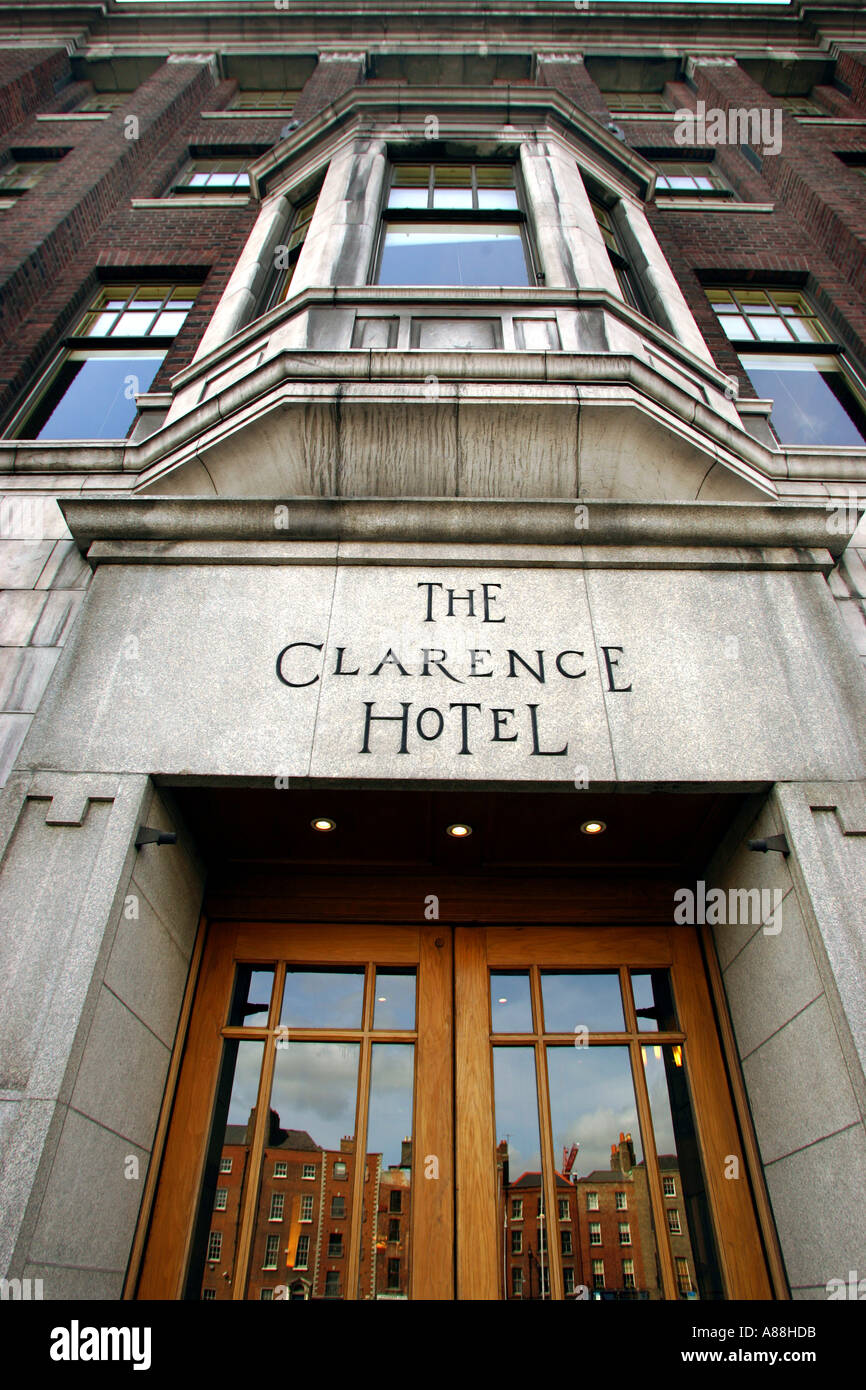 L'Hôtel Clarence à Dublin administré par les membres du groupe U2 Bono et The Edge Banque D'Images