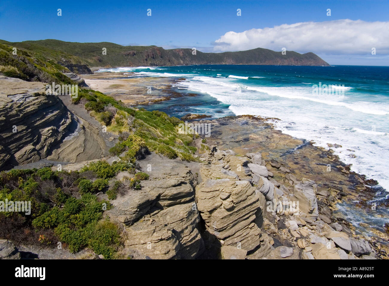 Vue sur la baie du cap sud Banque D'Images