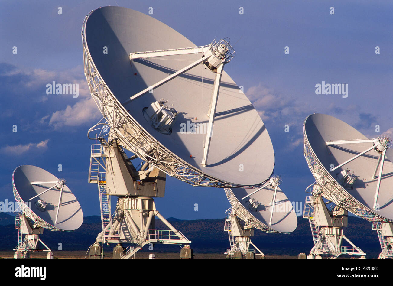 USA New Mexico Socorro Very Large Array mondes plus grand radiotélescope VLA Banque D'Images