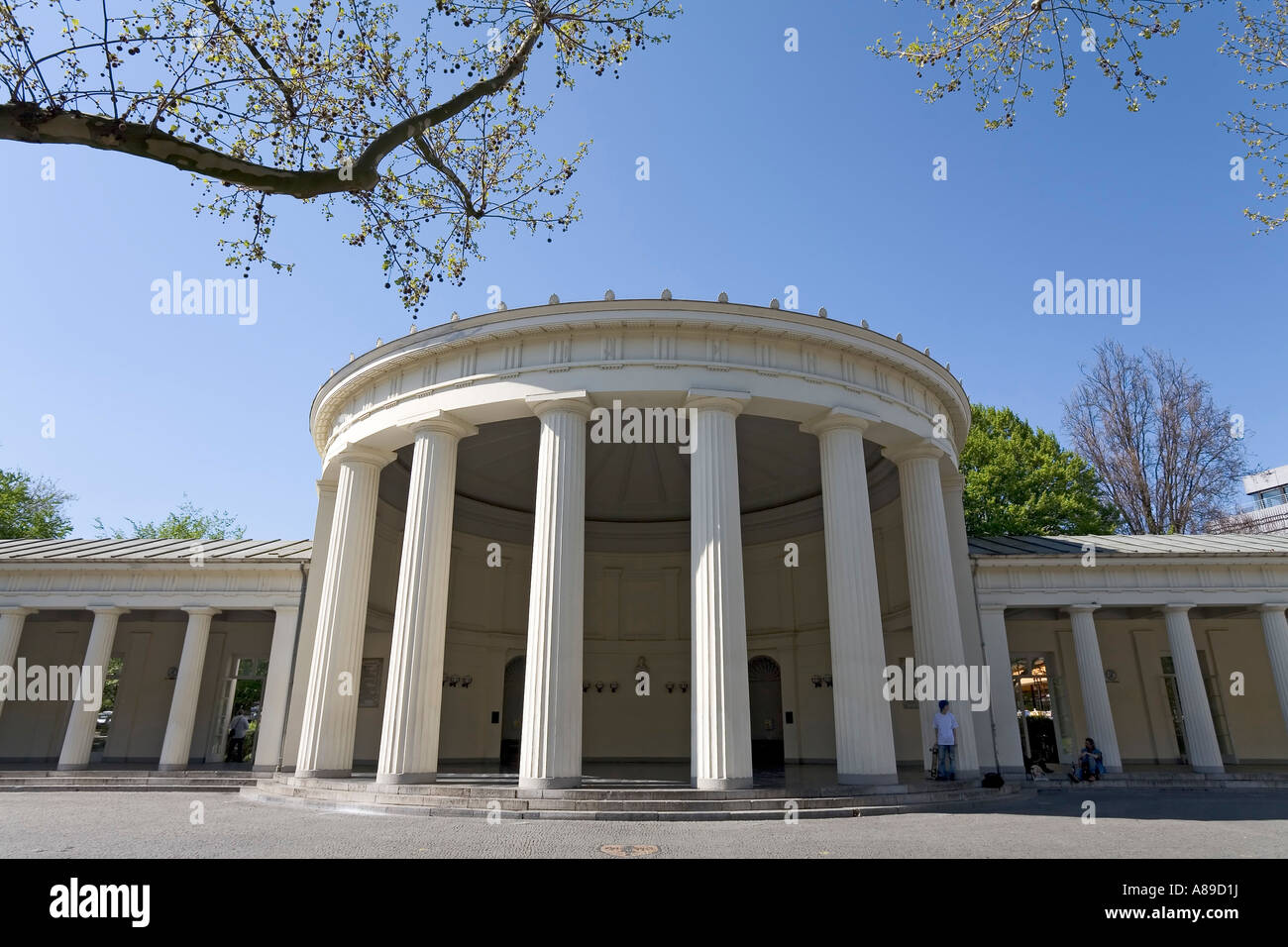 Classicisme, Elisenbrunnen promenade couverte, Aix-la-chapelle, NRW, Allemagne Banque D'Images