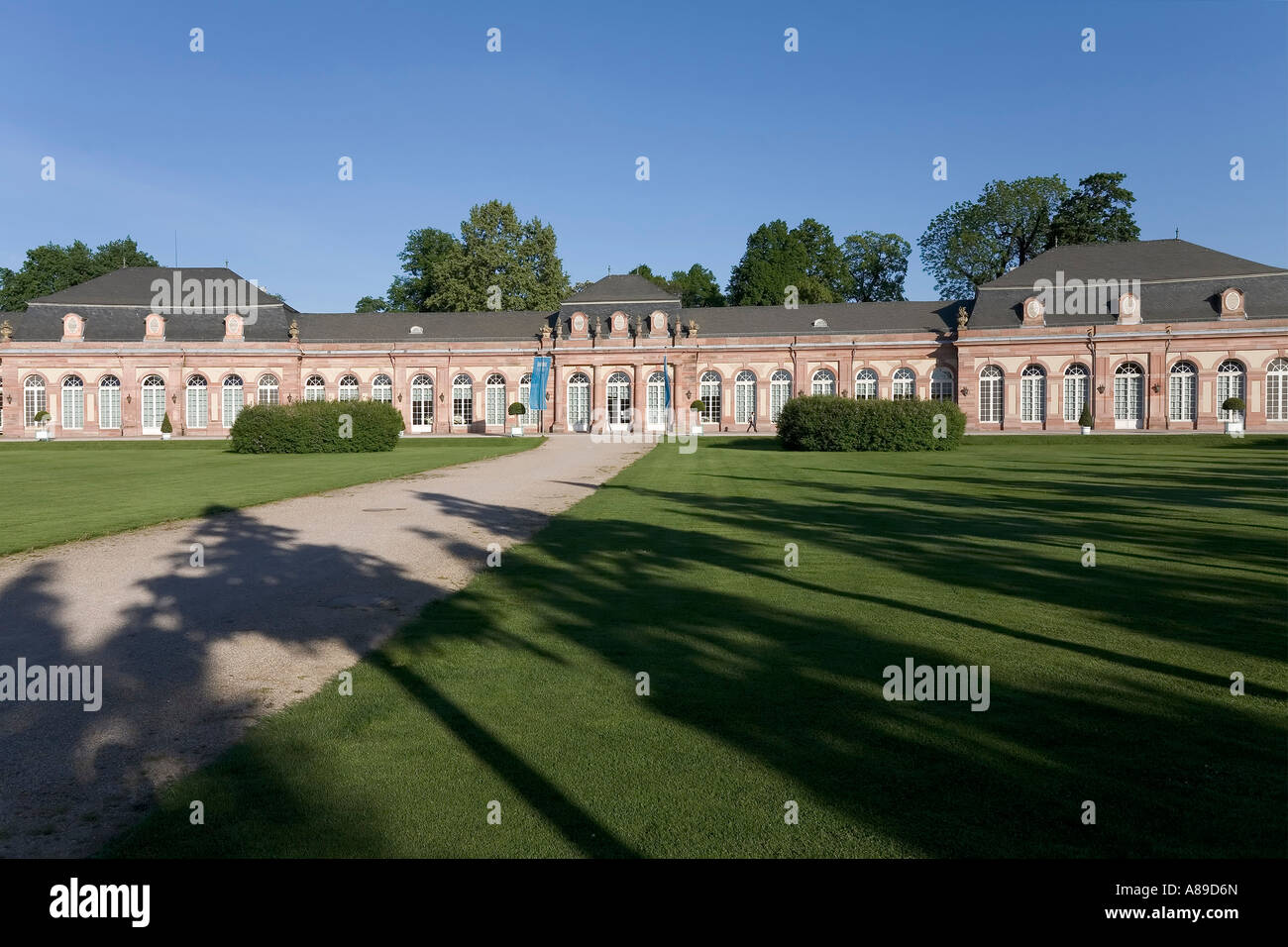 Cercle du nord, Château de Schwetzingen, Bade-Wurtemberg, Allemagne Banque D'Images