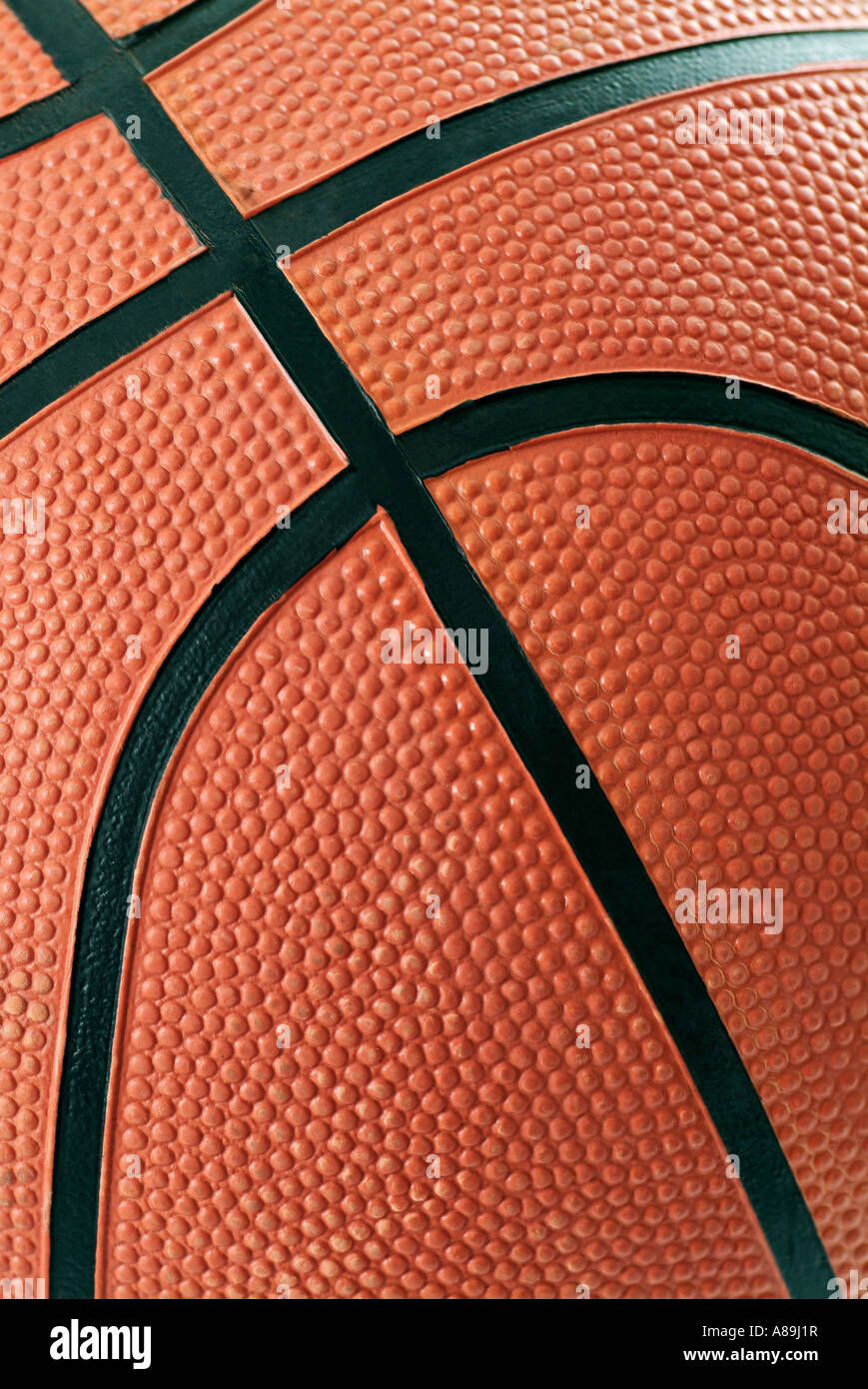 Basket-ball Close Up Banque D'Images