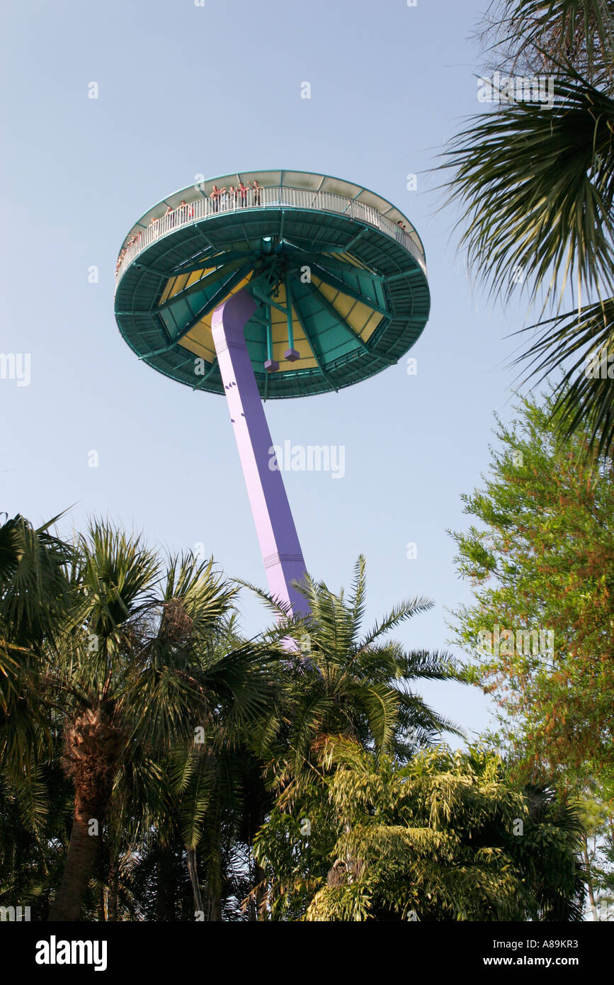 Winter Haven Florida, Cypress Gardens Adventure Park, divertissement, thème, Sunshine Sky Ride, Observatoire tournant, les visiteurs voyagent en tournée en tournée Banque D'Images