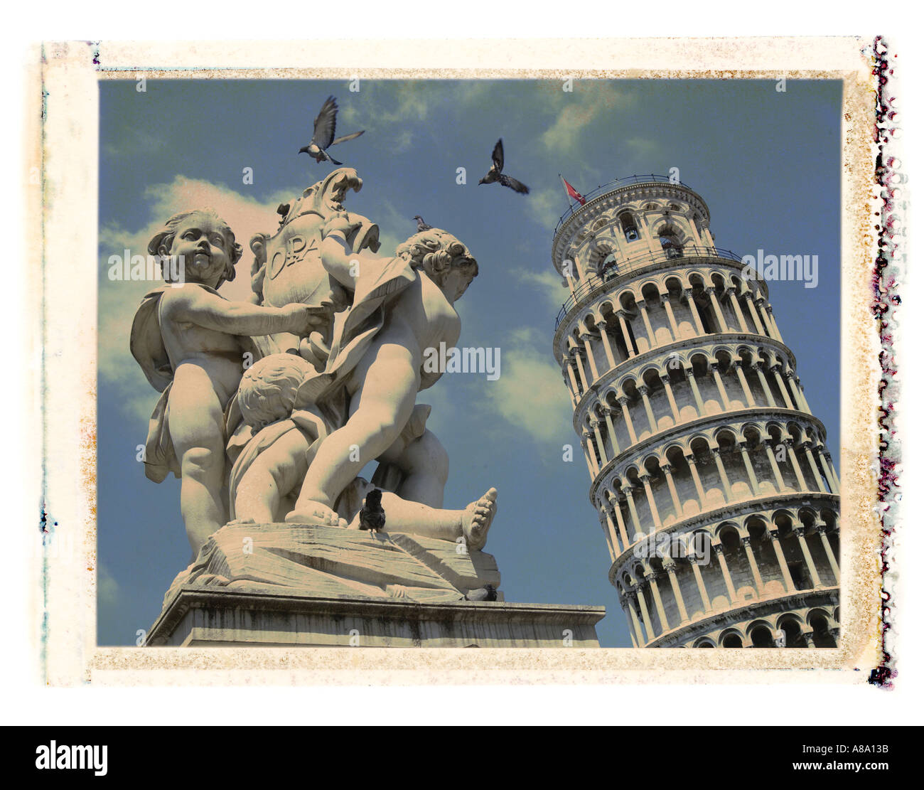 Tour de Pise Italie Banque D'Images