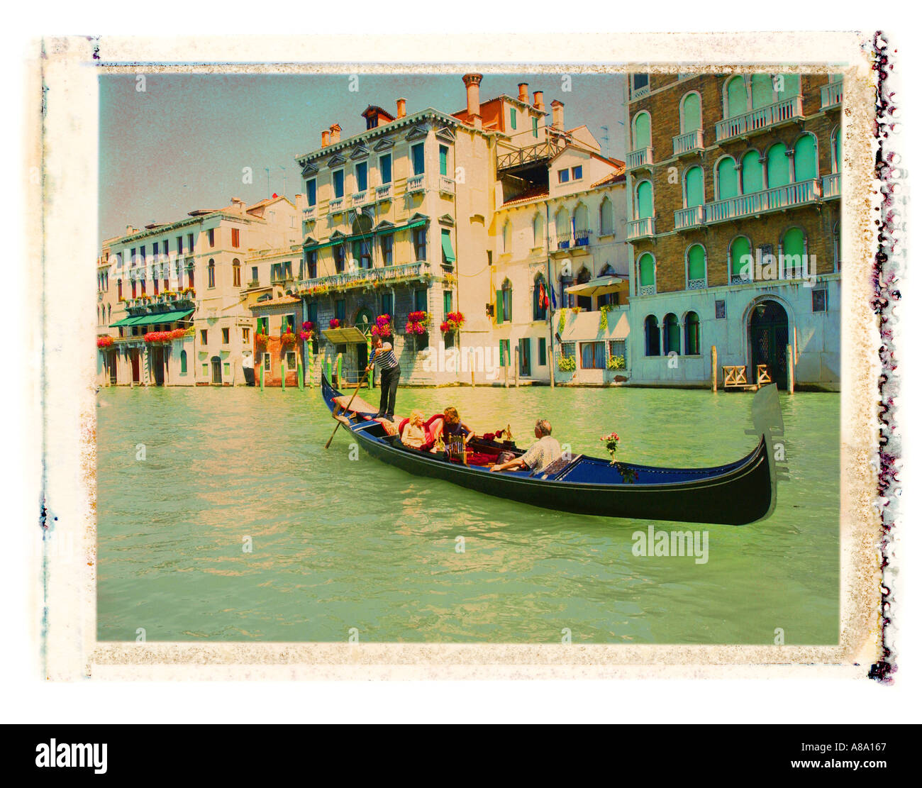 Grand Canal de Venise Italie Banque D'Images