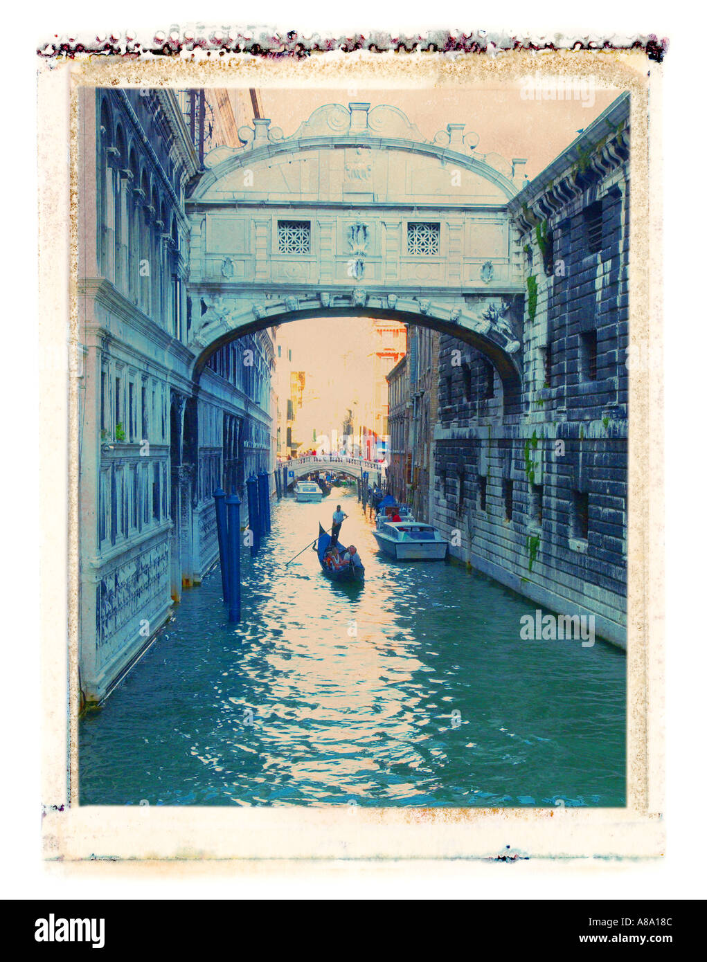Pont des Soupirs Venise Italie Banque D'Images