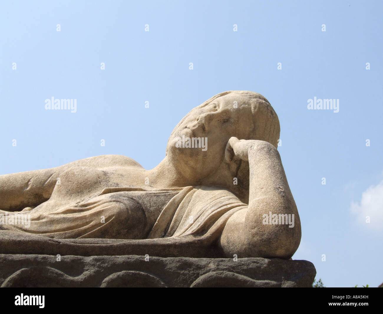 Tombeau romain Dioclétien au museum de rome Banque D'Images