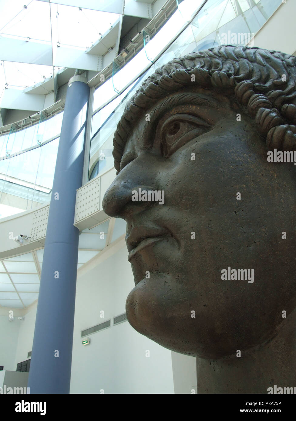 Constantine costantino statue au musée Musei Capitolini à rome Banque D'Images