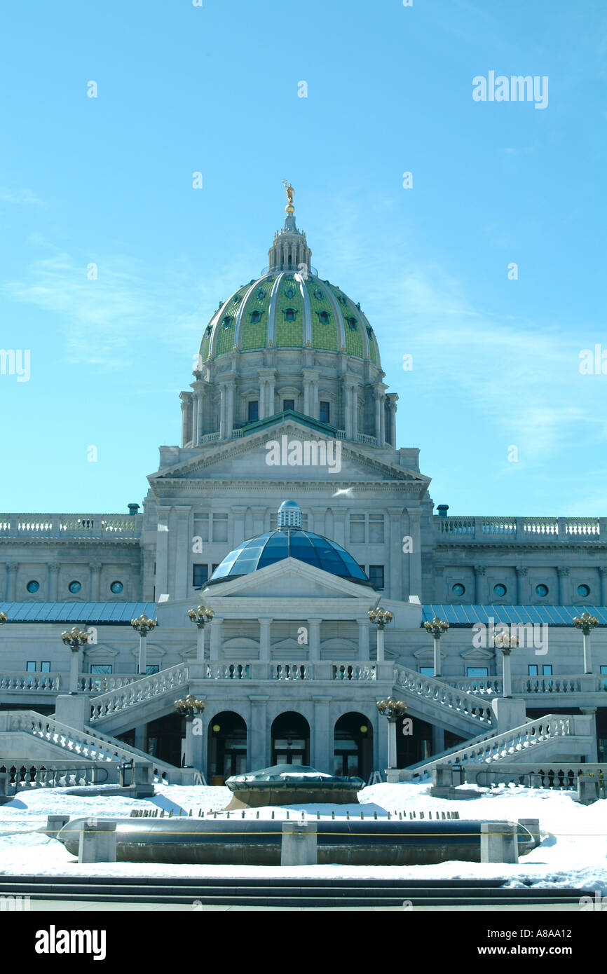 Pennsylvania State Capitol Building, Harrisburg Pennsylvanie USA Banque D'Images