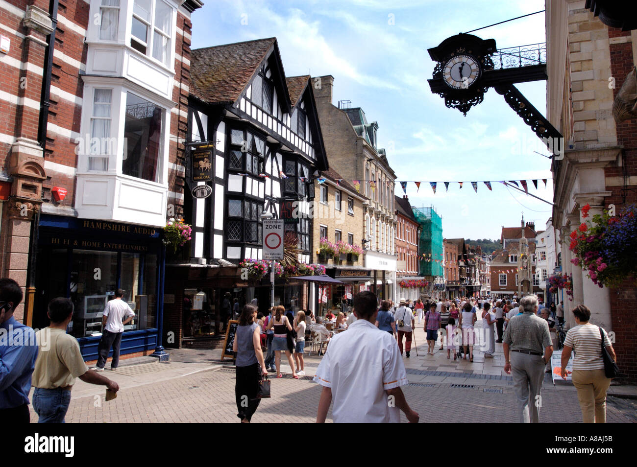 Winchester Hampshire Angleterre Banque D'Images