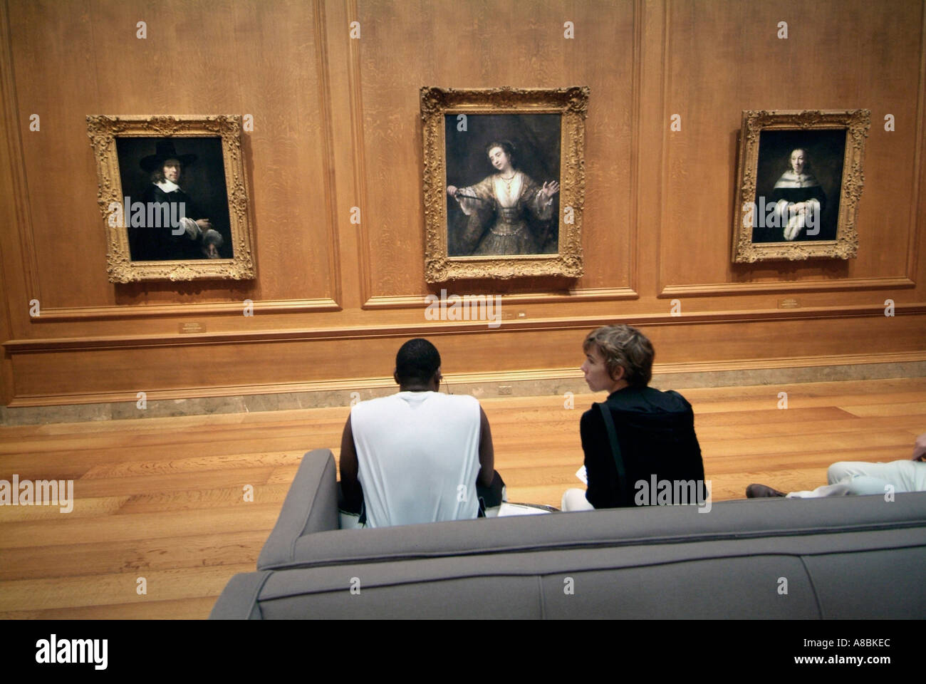 La Galerie nationale d'art œuvres de Rembrandt Von Rijn Banque D'Images