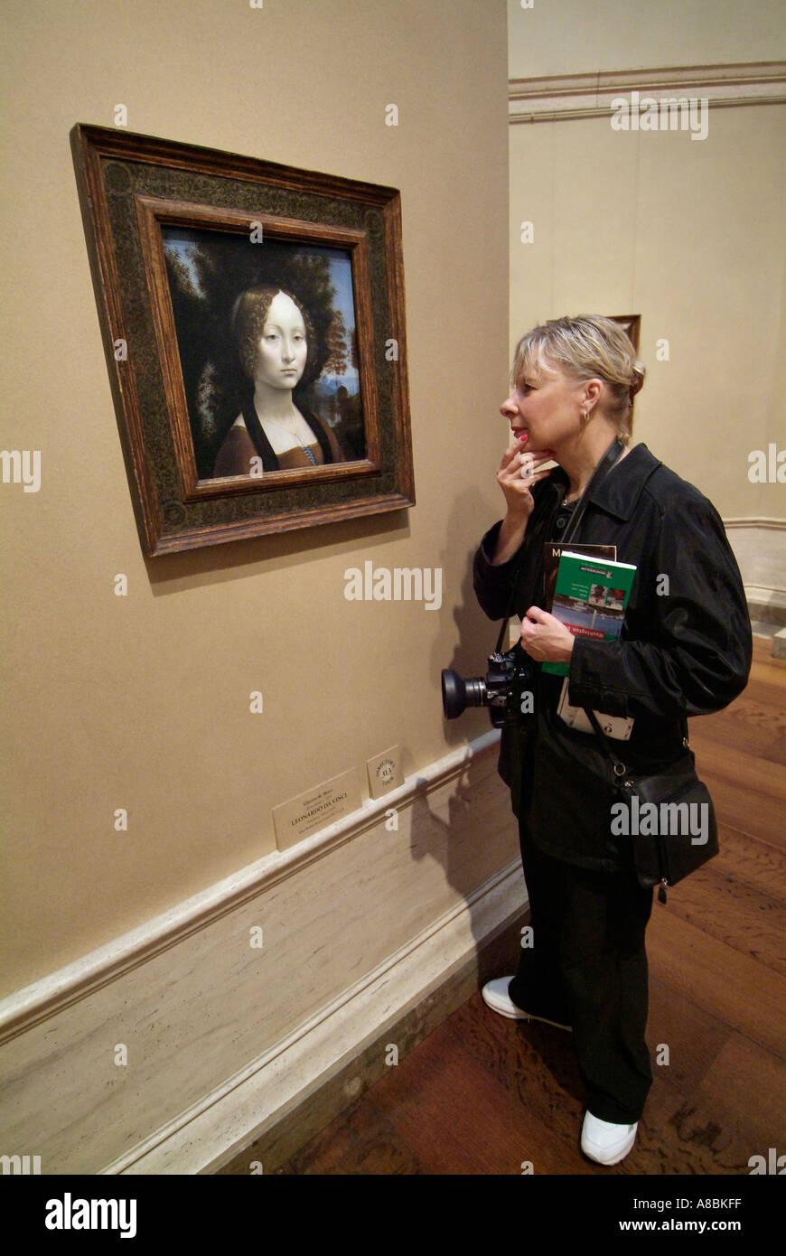 La Galerie nationale d'Art de Léonard de Vinci Banque D'Images
