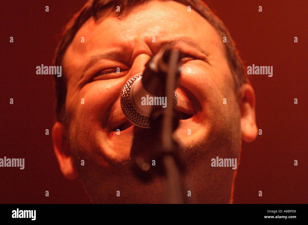 James Dean Bradfield Manic Street Preachers Brangwyn Hall South Wales Swansea Banque D'Images