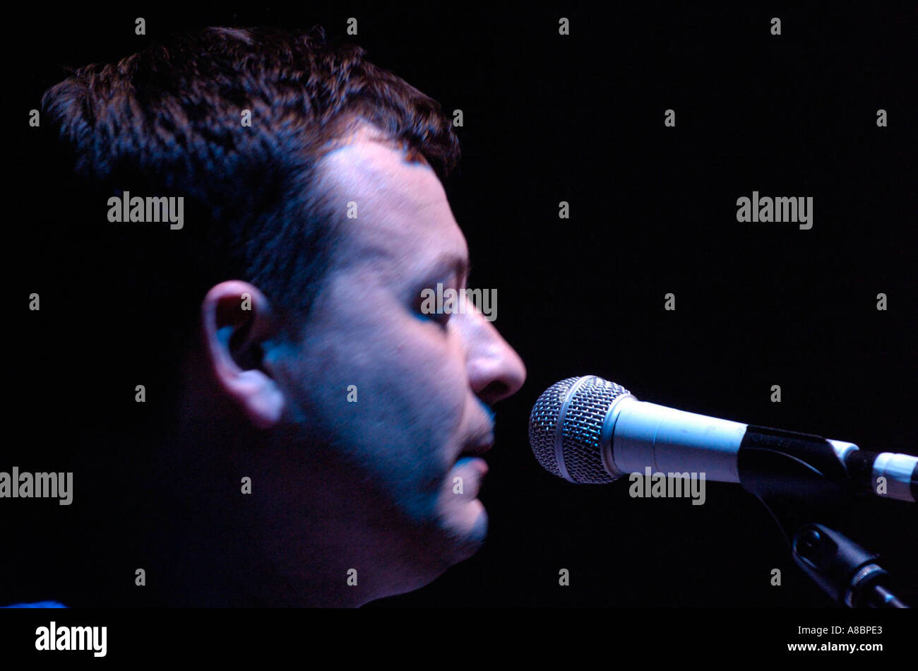 James Dean Bradfield Manic Street Preachers Brangwyn Hall South Wales Swansea Banque D'Images
