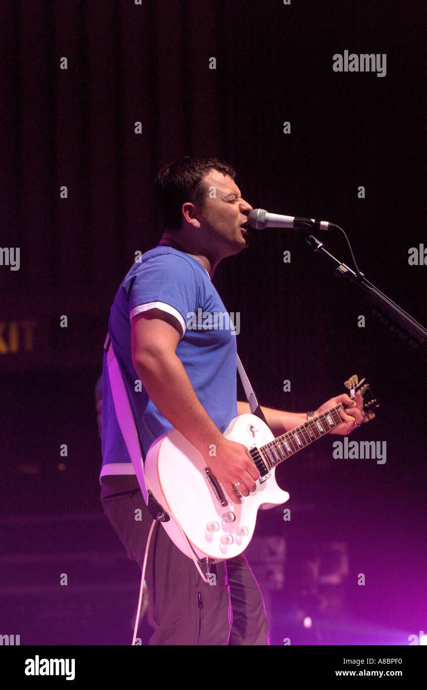 James Dean Bradfield Manic Street Preachers Brangwyn Hall South Wales Swansea Banque D'Images