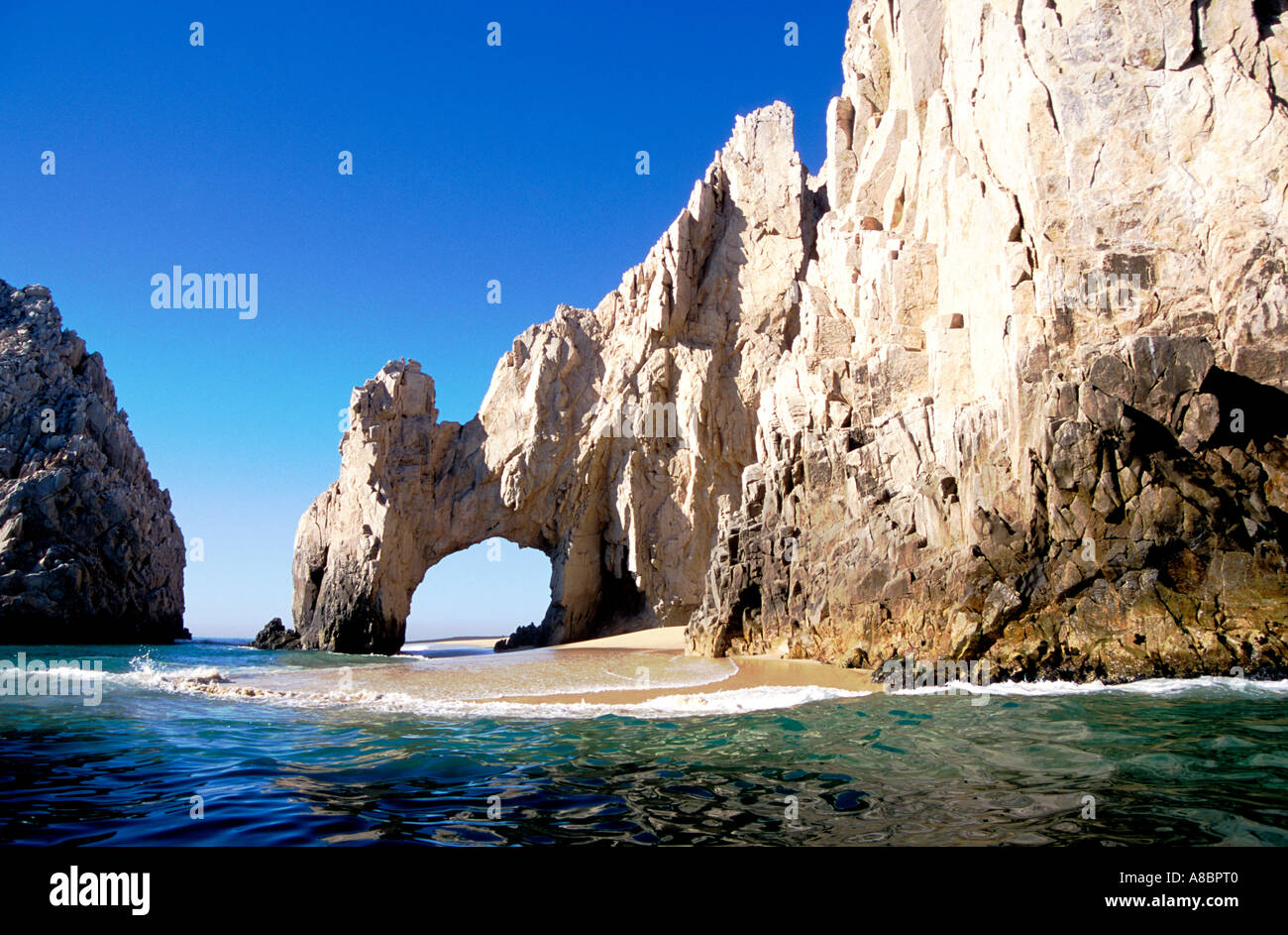 Mexique Cabo San Lucas Land's End rock formations Banque D'Images