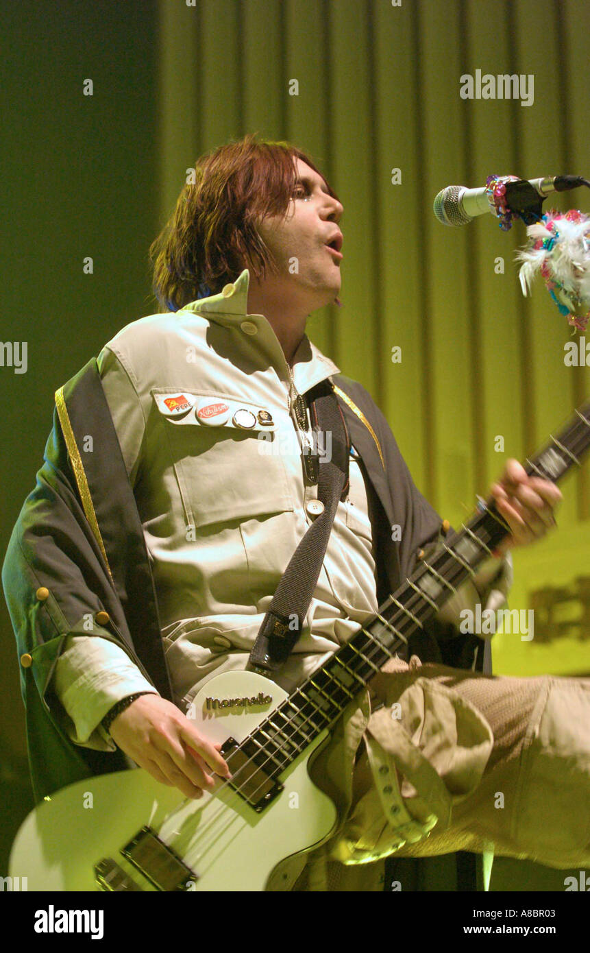 Nicky Wire Wearing Graduation Robe Manic Street Preachers Brangwyn Hall South Wales Swansea Banque D'Images