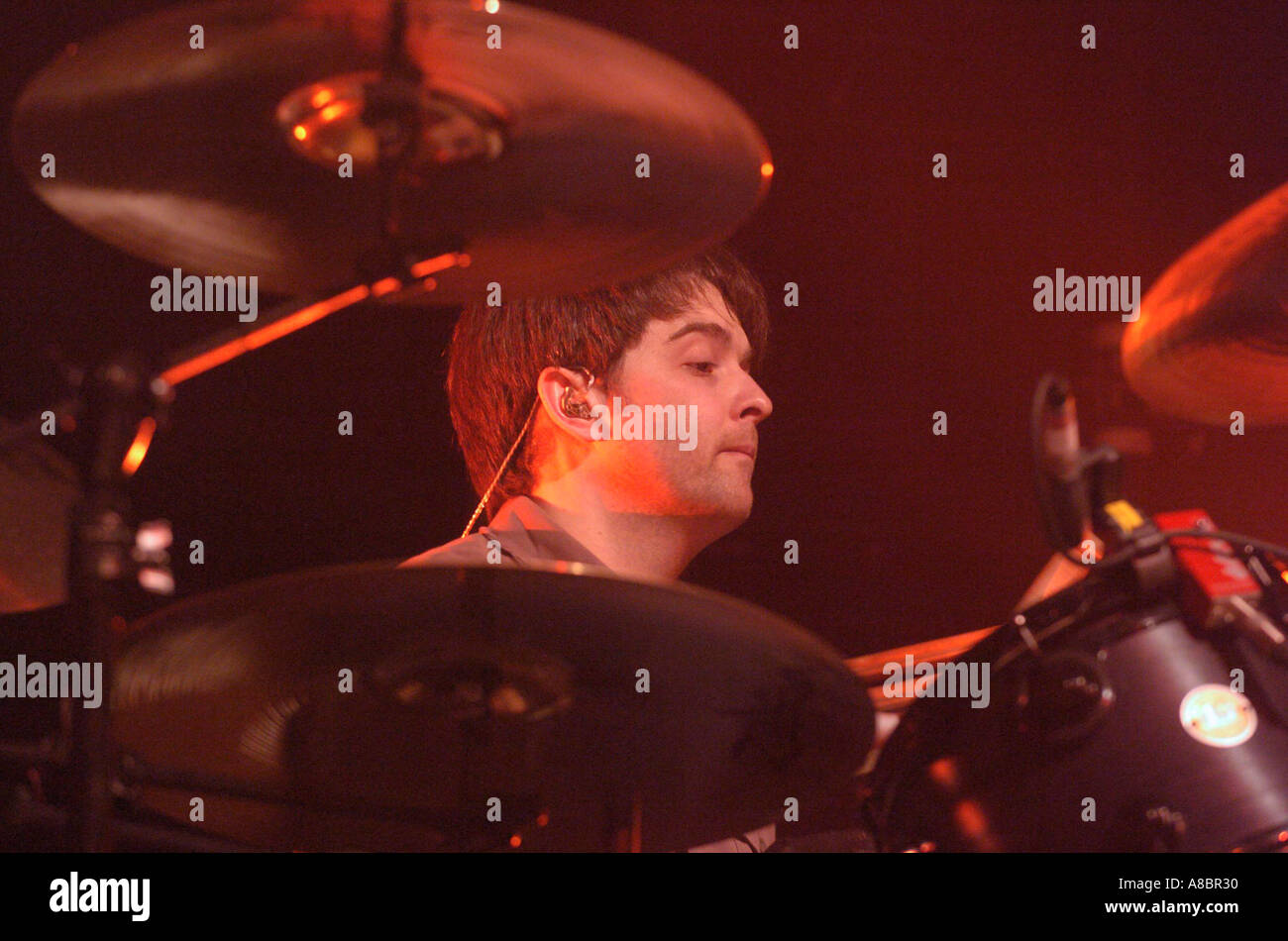 Sean Moore Manic Street Preachers Brangwyn Hall South Wales Swansea Banque D'Images