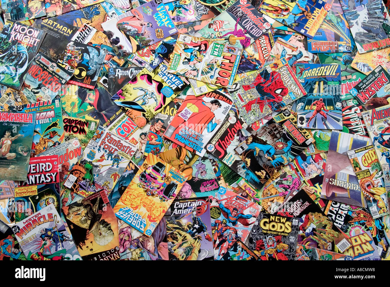 Livres de bandes dessinées Banque D'Images