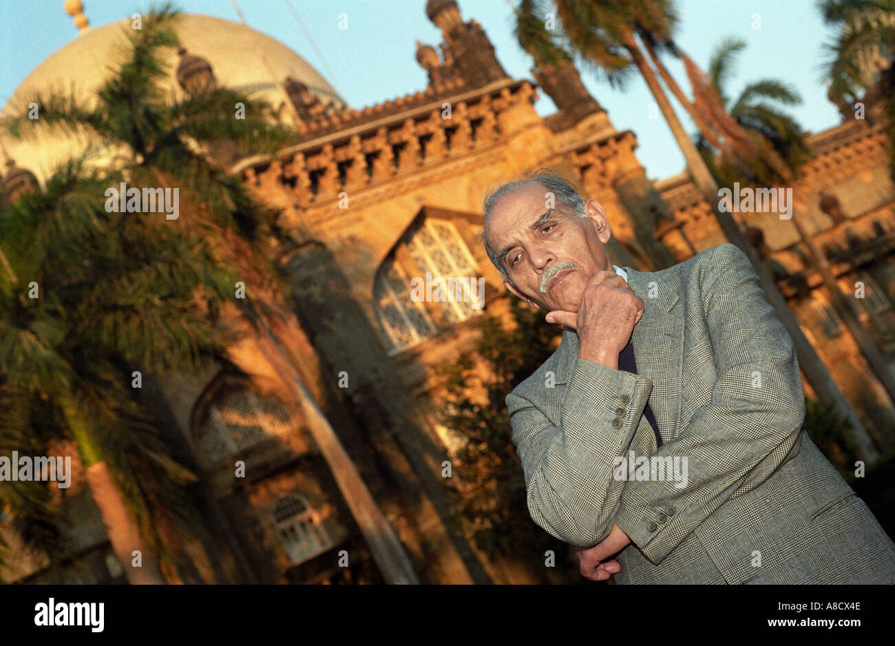 C.f. Kohli, Vice-président de Tata Consultancy Services est considéré comme le "Grand-père de logiciels indiens" a pris sa retraite en 2000. Banque D'Images