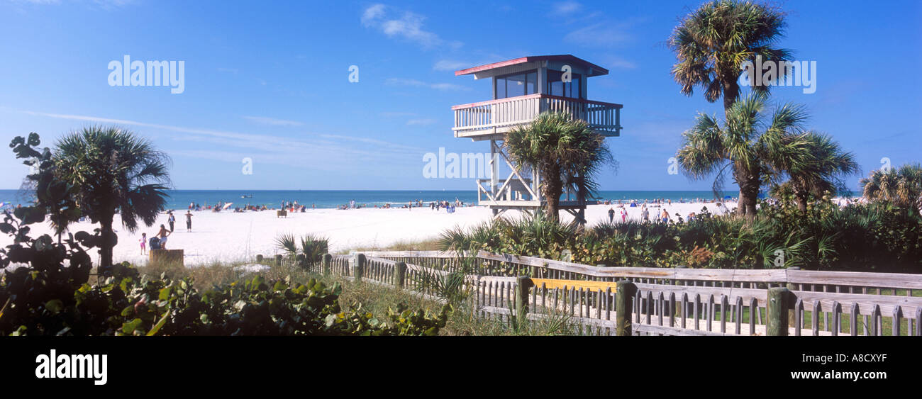 SIESTA KEY PUBLIC BEACH SUR LE GOLFE DU MEXIQUE SUR SIESTA KEY DANS SUOUTHWEST FLORIDA Banque D'Images SIESTA KEY PUBLIC BEACH SUR LE GOLFE DU MEXIQUE SUR SIESTA KEY DANS SUOUTHWEST FLORIDA Banque D'Images
