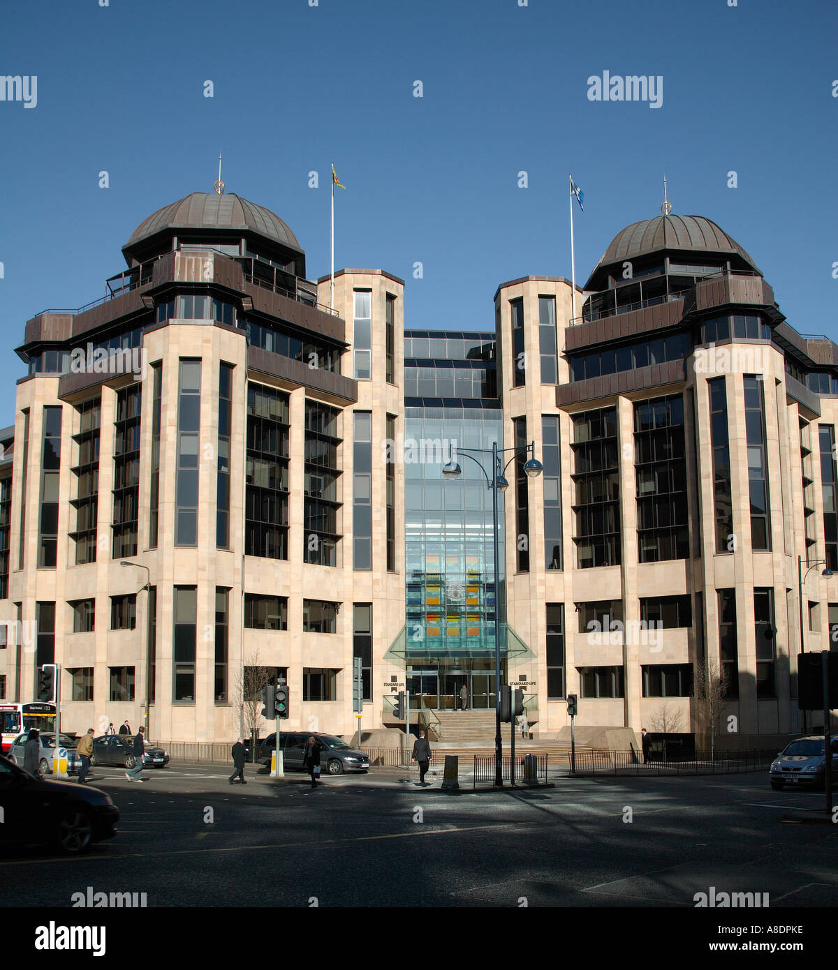 La Standard Life Insurance building, Lothian Road, Edinburgh Scotland Banque D'Images