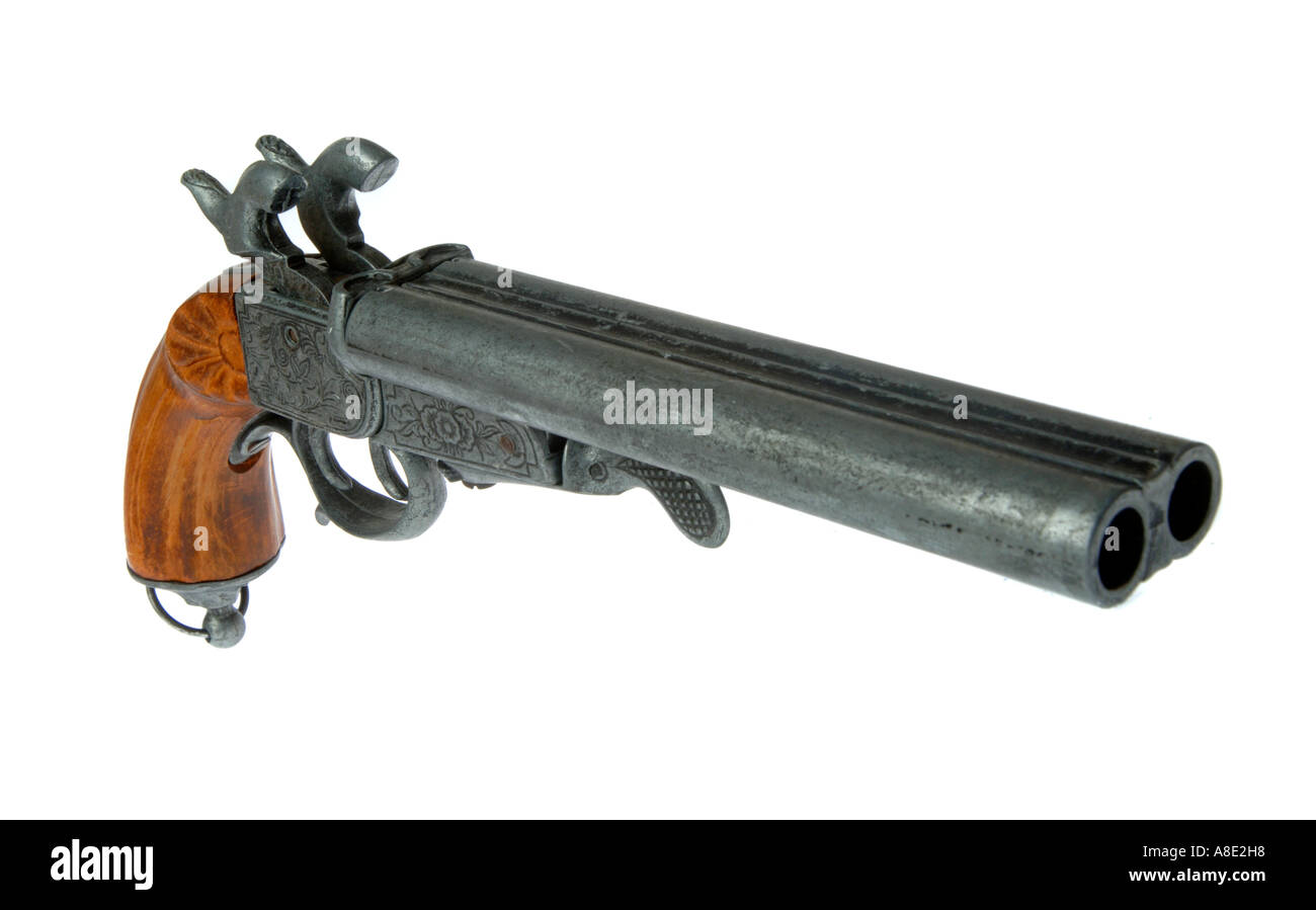 Pistolet pistolet ancien Banque D'Images