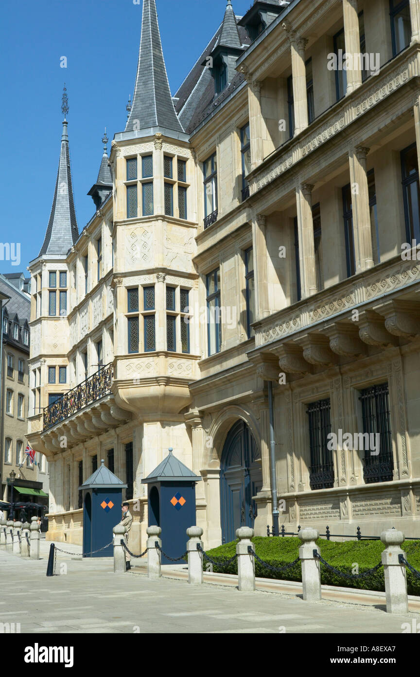 Le Palais grand-ducal, la Ville de Luxembourg Banque D'Images