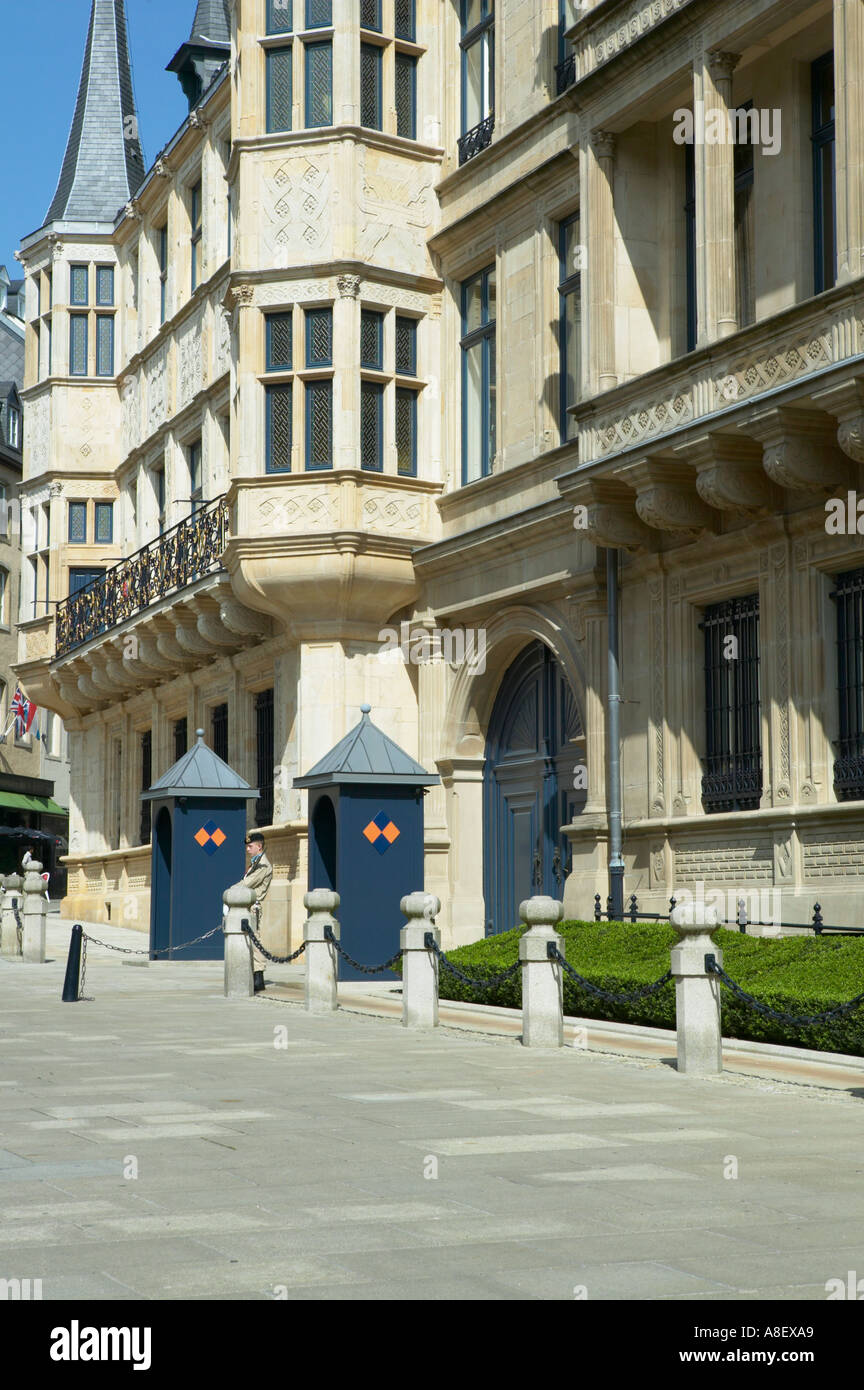Le Palais grand-ducal, la Ville de Luxembourg Banque D'Images