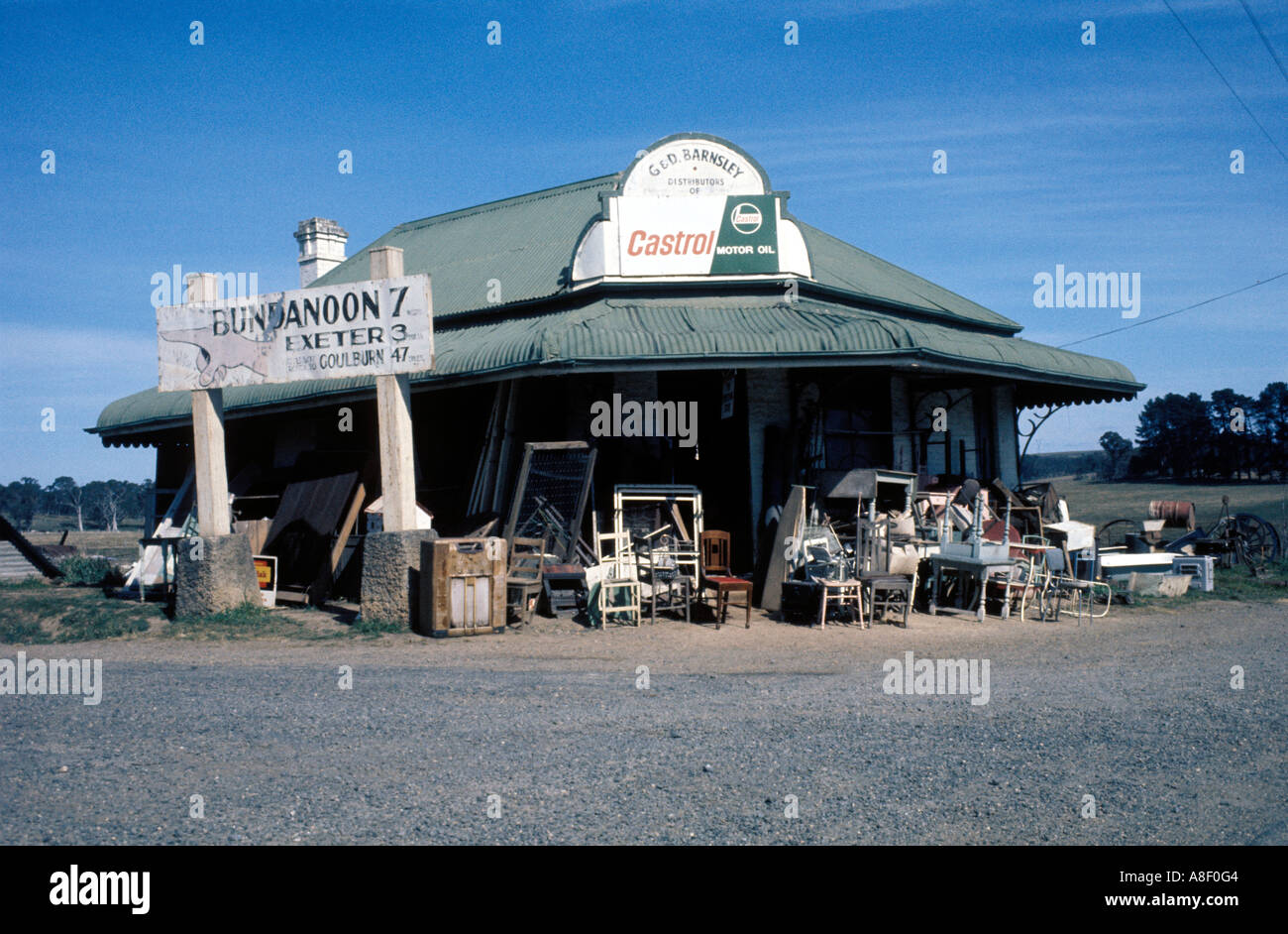 Boutique sur l'ancien Hume Highway, N.S.W. L'Australie. Banque D'Images