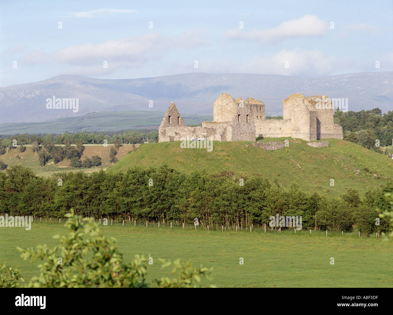 Dh Caserne Ruthven KINGUSSIE INVERNESSSHIRE caserne garnison ère jacobite en Écosse highland château ruine abandonnée Banque D'Images