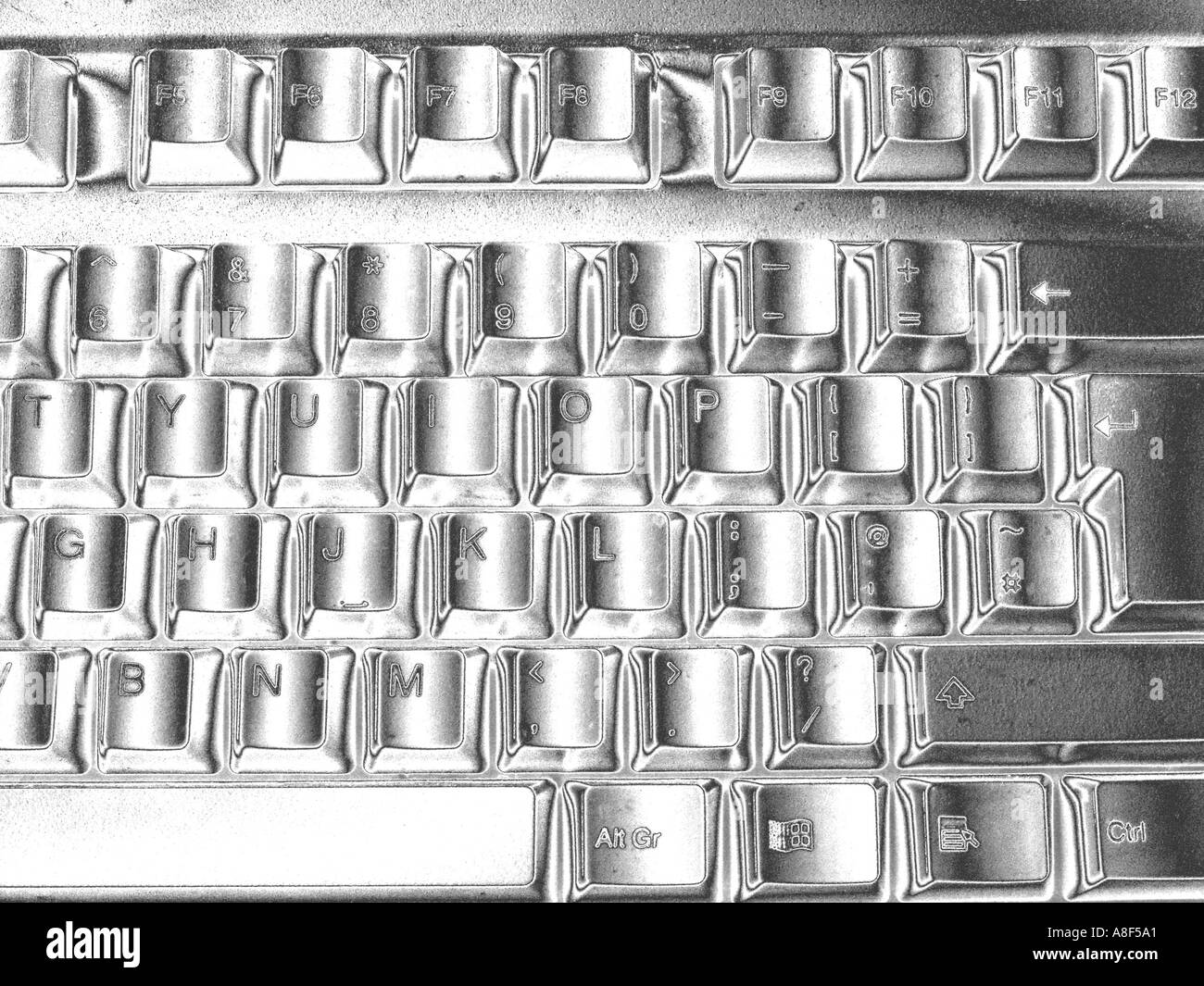 Touches clavier Pays de Galles, Royaume-Uni GB UK 2003 Banque D'Images