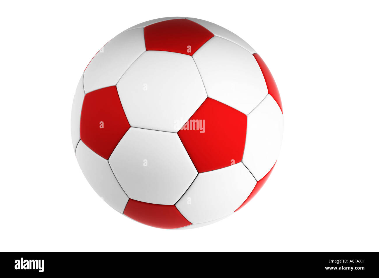 Le football ou soccer ball Banque D'Images